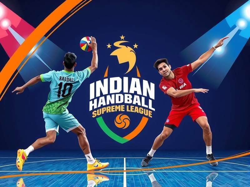 Indian Handball Supreme League Game Banner